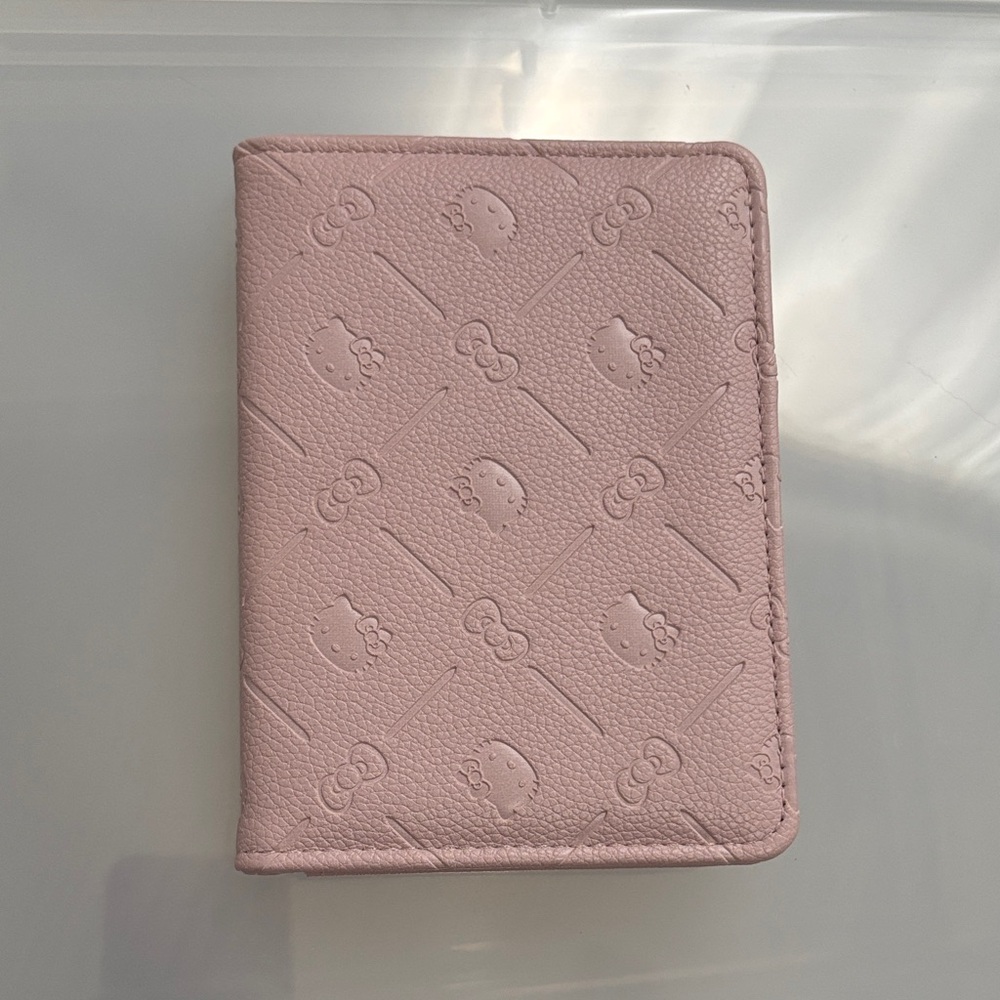 Hello Kitty Muted Pink  Passport Holder Wallet